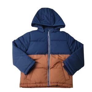 Member's Mark Toddler Boys Wind Resistant Removable Hood Puffer Jacket 4T New